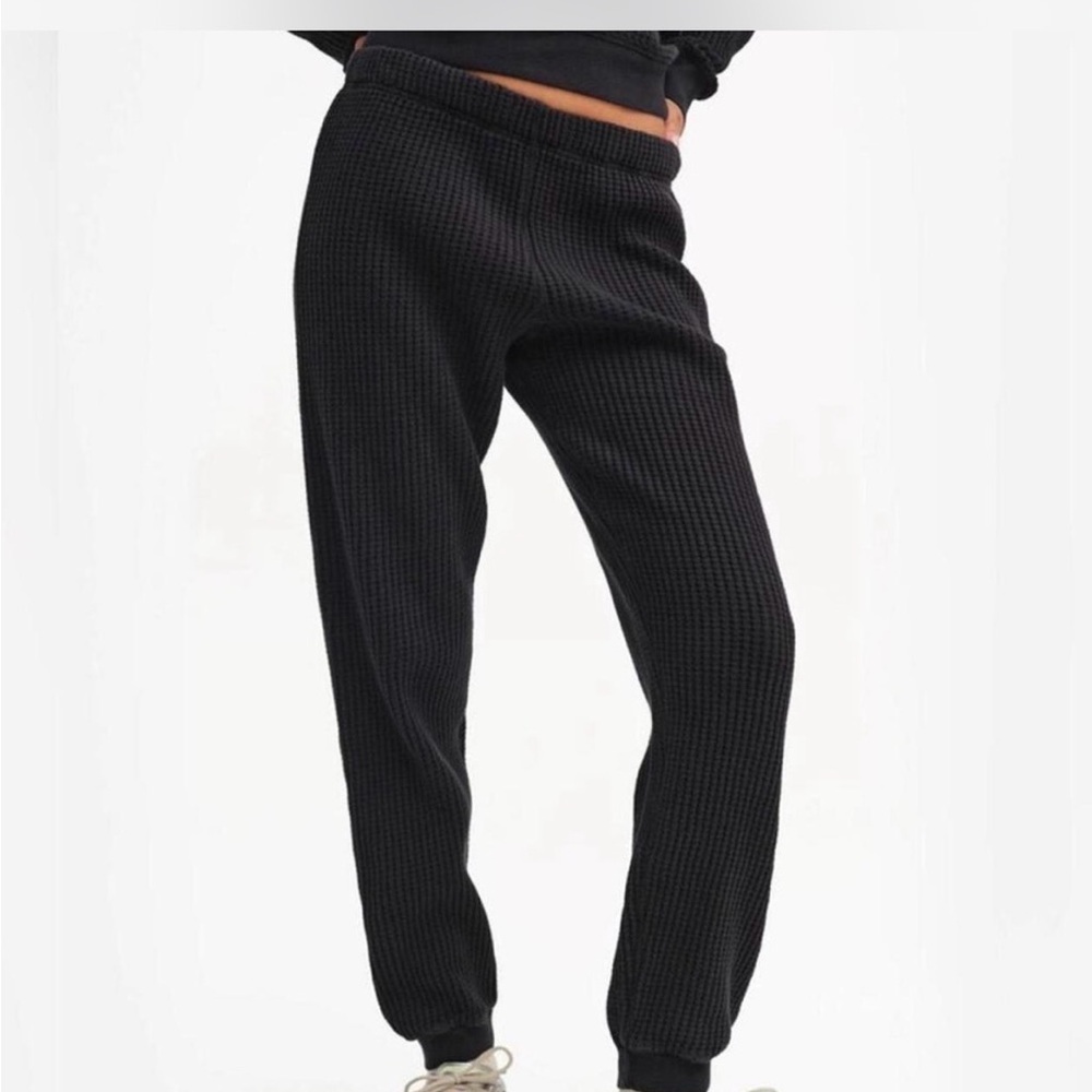 MATE the label waffle knit joggers